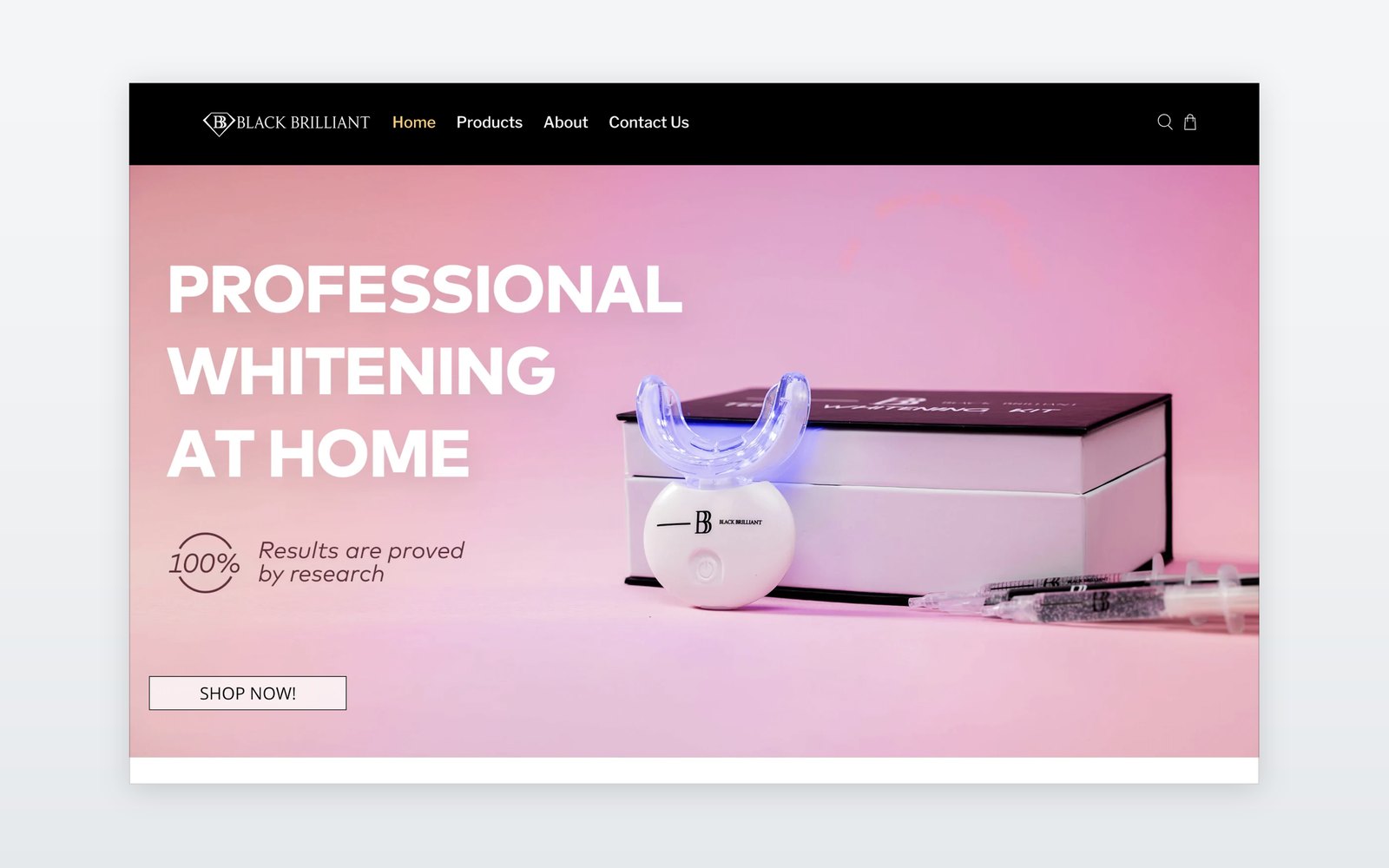 Black Brilliant - homepage